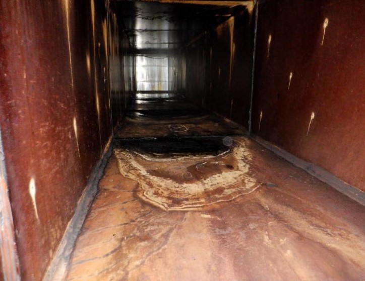 ダクト内1清掃前 ダクト内1清掃前