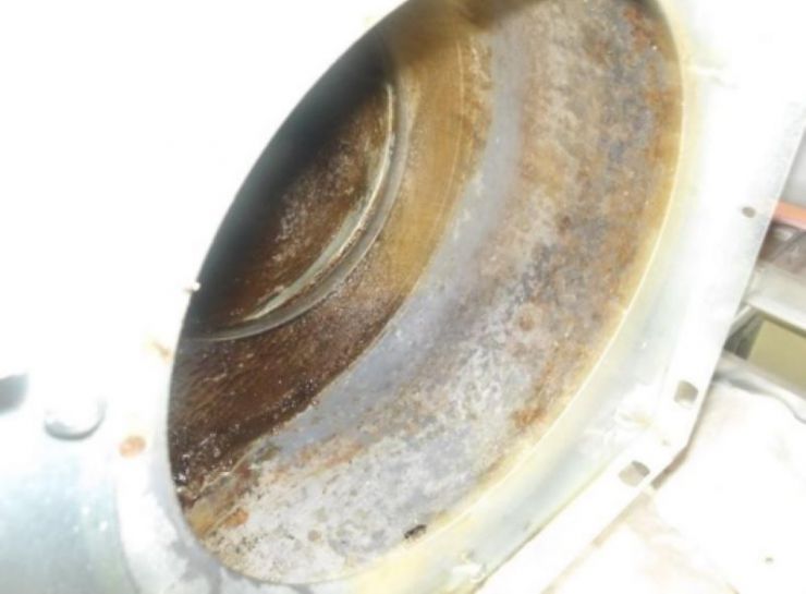 洗浄機ファン清掃後