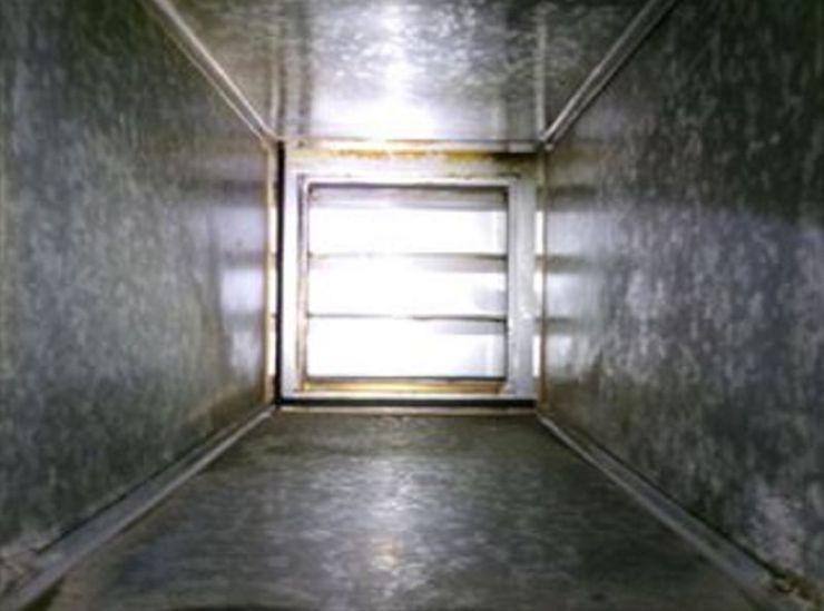 ダクト内清掃後 ダクト内清掃後