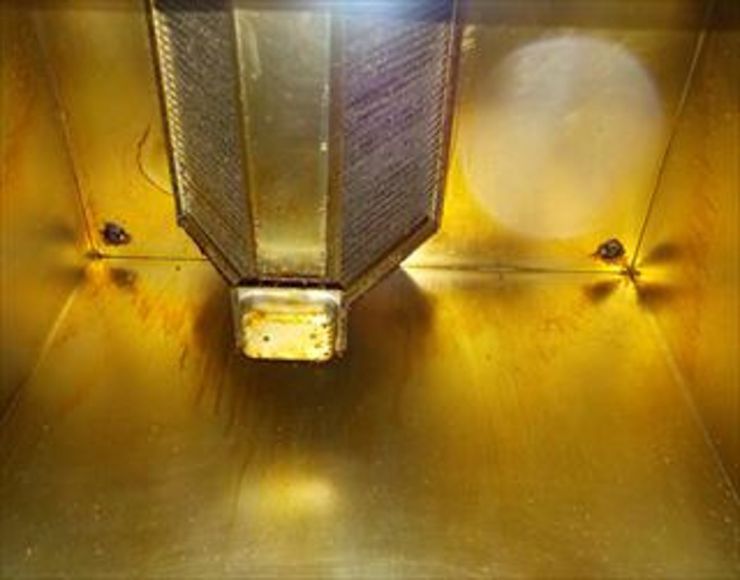 Vバンク・グリスフィルター清掃前 Vバンク・グリスフィルター清掃前