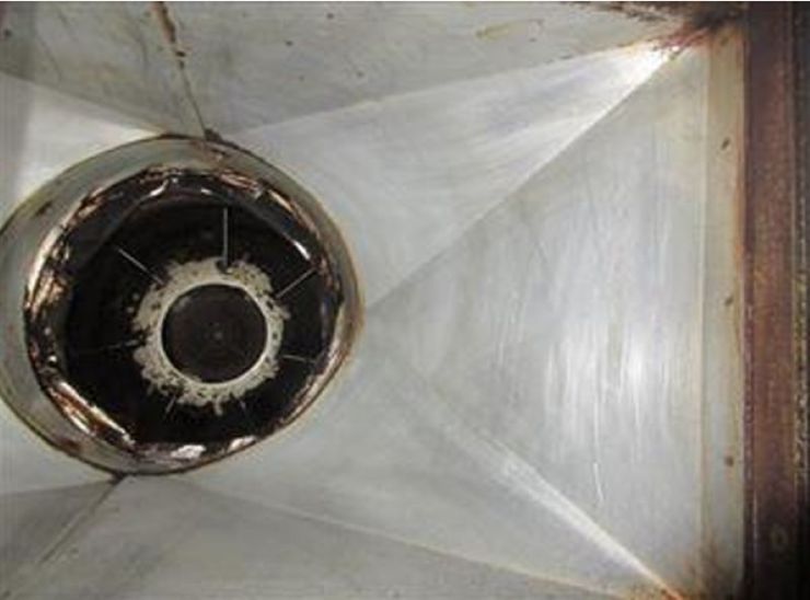 ダクト内清掃後 ダクト内清掃後