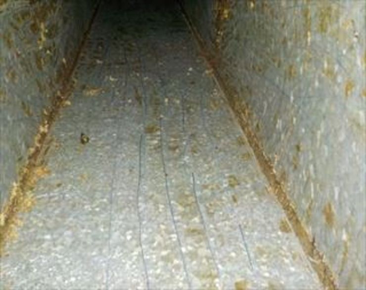 ダクト内清掃後 ダクト内清掃後