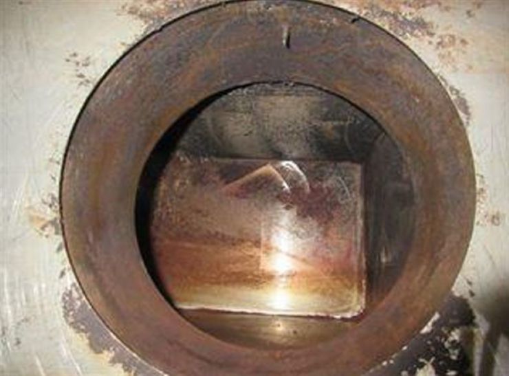 立ち上がりダクト清掃後 立ち上がりダクト清掃後