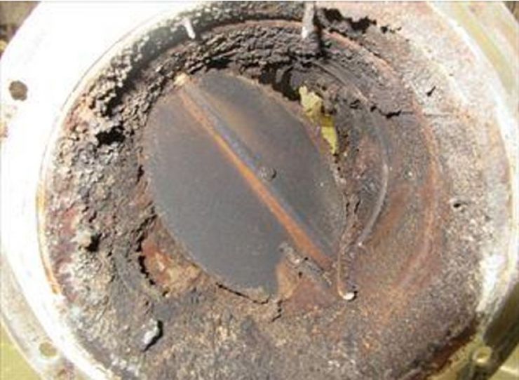 ダンパー清掃前 ダンパー清掃前